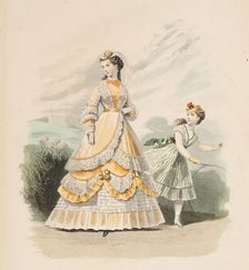 Bow-Bells, Paris Fashions, 1868. Creator: Unknown