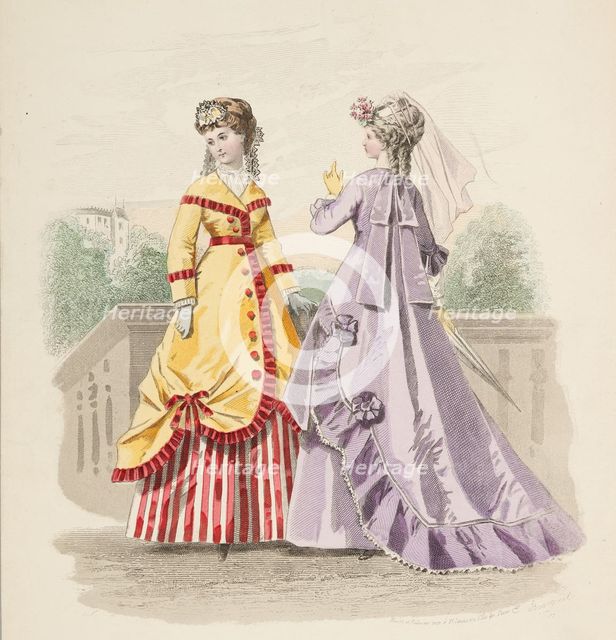 Bow-Bells, Paris Fashions, 1868. Creator: Unknown.