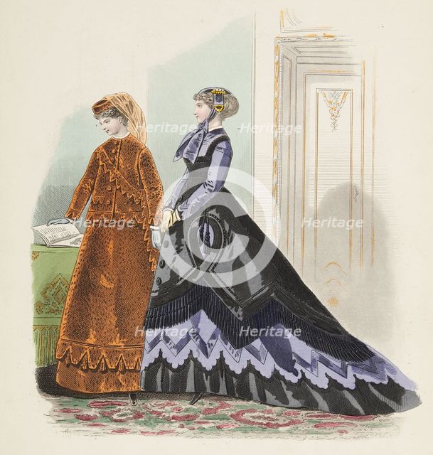 Bow-Bells, Paris Fashions, 1868. Creator: Unknown.