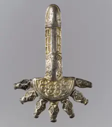 Bow Brooch, Alemannic, late 5th-early 6th century. Creator: Unknown