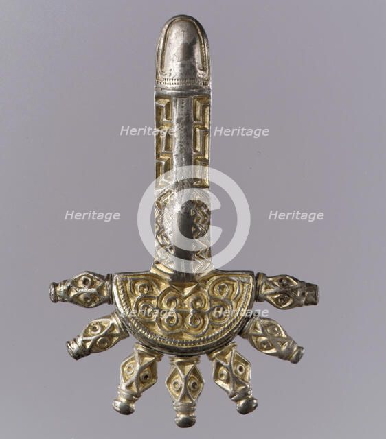 Bow Brooch, Alemannic, late 5th-early 6th century. Creator: Unknown.