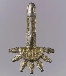 Bow Brooch, Alemannic, late 5th-early 6th century. Creator: Unknown