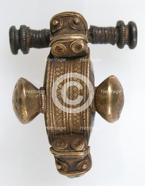 Bow Brooch, Baltic or Scandinavian, 7th century. Creator: Unknown.