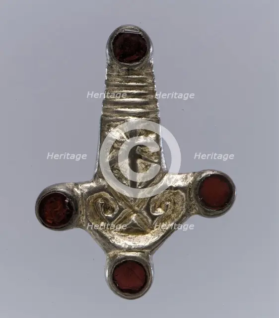 Bow Brooch, Frankish, 450-500. Creator: Unknown.