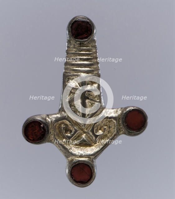 Bow Brooch, Frankish, 450-500. Creator: Unknown.