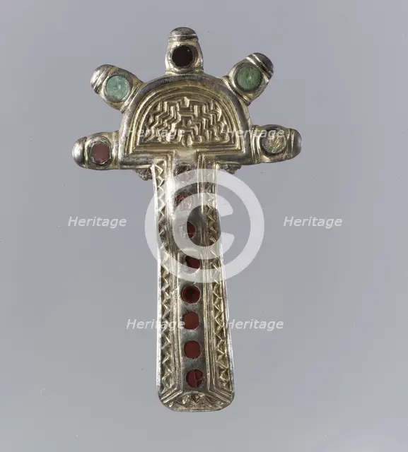Bow Brooch, Frankish, 500-550. Creator: Unknown.