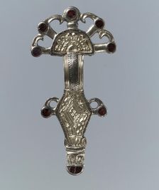 Bow Brooch, Frankish, 500-550. Creator: Unknown