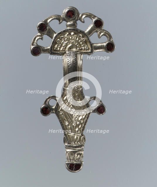 Bow Brooch, Frankish, 500-550. Creator: Unknown.