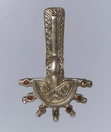 Bow Brooch, Frankish, 500-550. Creator: Unknown