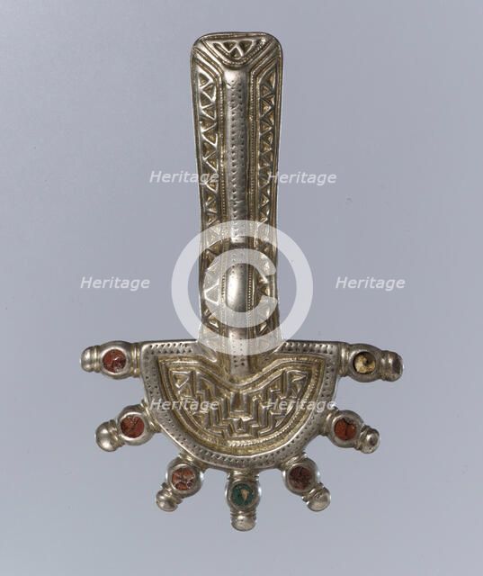 Bow Brooch, Frankish, 500-550. Creator: Unknown.