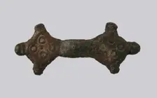 Bow Brooch, Frankish, ca. 650-750. Creator: Unknown