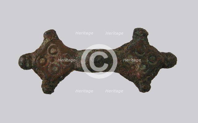Bow Brooch, Frankish, ca. 650-750. Creator: Unknown.