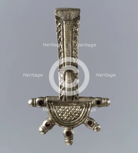 Bow Brooch, Frankish, first half 6th century. Creator: Unknown.