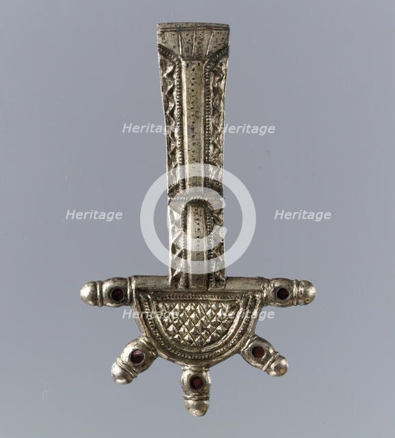 Bow Brooch, Frankish, first half 6th century. Creator: Unknown.
