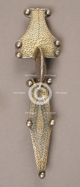 Bow Brooch, Germanic, 5th-7th century. Creator: Unknown.