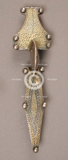Bow Brooch, Germanic, 5th-7th century. Creator: Unknown.