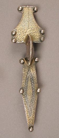 Bow Brooch, Germanic, 5th-7th century. Creator: Unknown