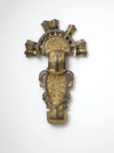 Bow Brooch, Langobardic, late 6th-early 7th century. Creator: Unknown