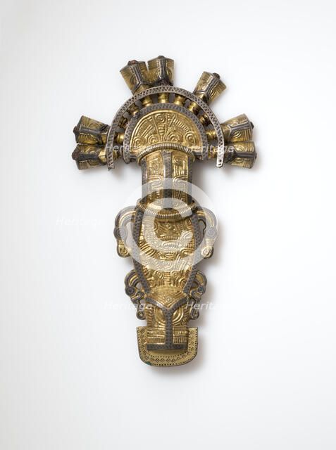 Bow Brooch, Langobardic, late 6th-early 7th century. Creator: Unknown.