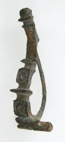 Bow Brooch, Late Roman, 3rd century. Creator: Unknown