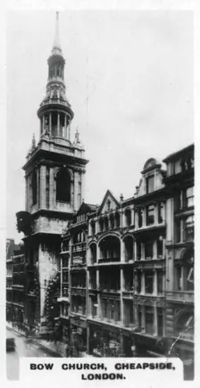 Bow Church, Cheapside, London, c1920s