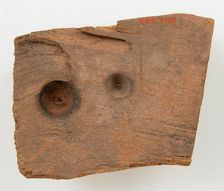 Bow-Drill Fragment, Coptic, 580-640. Creator: Unknown