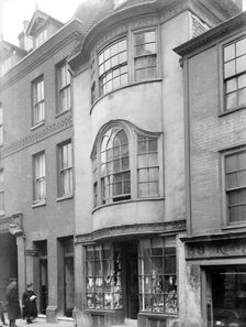 Bow-fronted building, High Street, Hastings, East Sussex, 1922. Artist: Nathaniel Lloyd