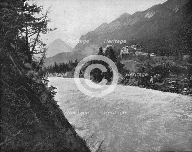 Bow River Rapids, Banff, North West Territories, Canada, c1900. Creator: Unknown.