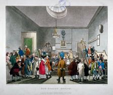 Bow Street Police Court, Westminster, London, 1808. Artist: Augustus Charles Pugin