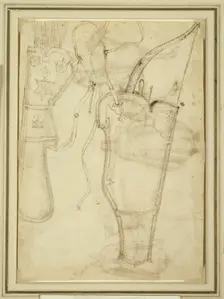 Bowcase and Quiver of Arrows, 1438. Creator: Pisanello