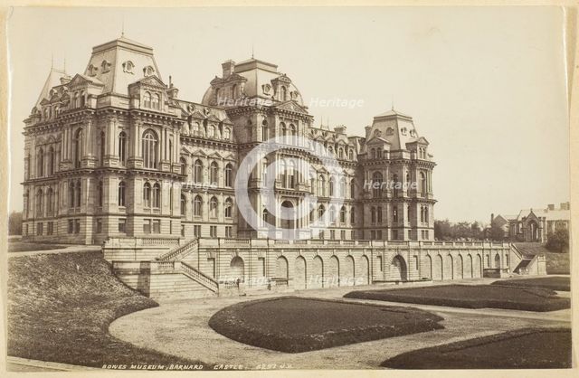 Bowes Museum, Barnard Castle, ca. 1880. Creator: James Valentine.
