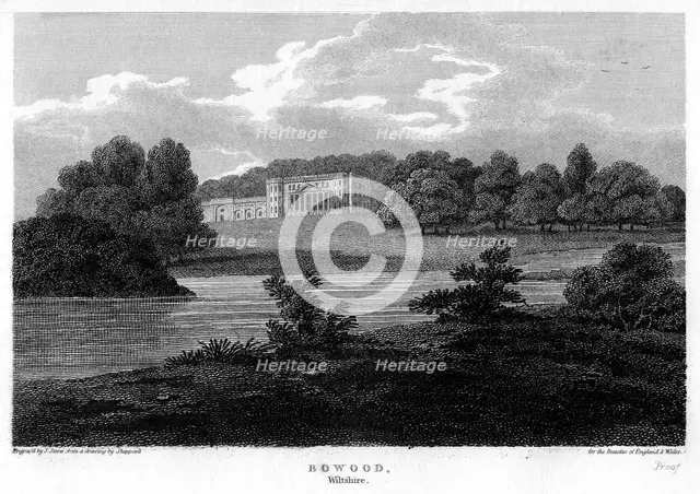 Bowood House, Wiltshire, 1811.Artist: J Storer