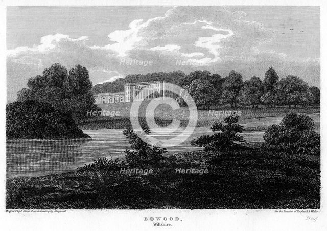 Bowood House, Wiltshire, 1811.Artist: J Storer