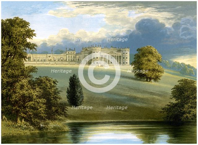 Bowood Park, Wiltshire, home of the Marquess of Lansdowne, c1880. Artist: Unknown