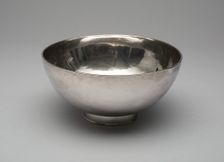 Bowl, 1725/40. Creator: Cornelius Wynkoop
