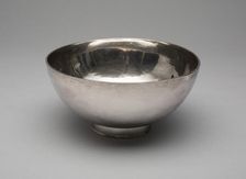 Bowl, 1725/40. Creator: Cornelius Wynkoop