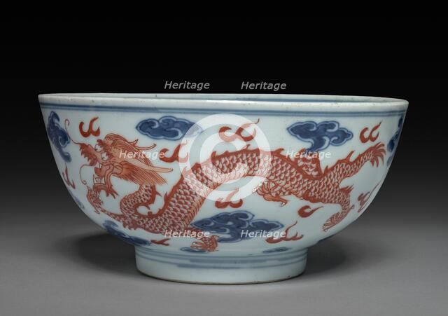 Bowl, 1736-1795. Creator: Unknown.