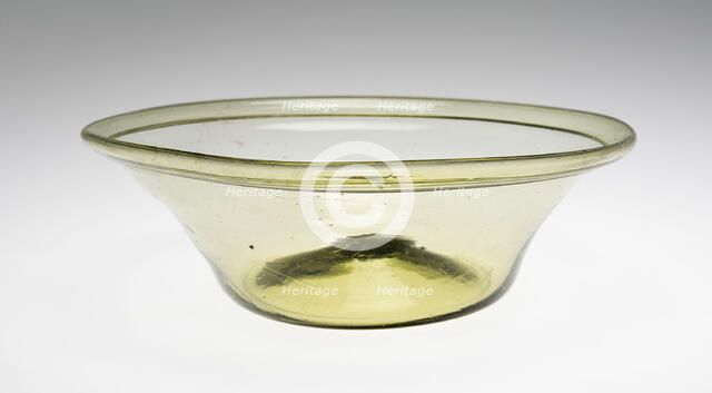 Bowl, 1821/29. Creator: Mantua Glass.