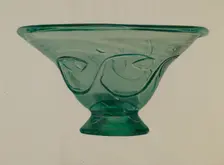 Bowl, 1935/1942. Creator: Unknown