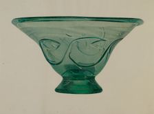 Bowl, 1935/1942. Creator: Unknown