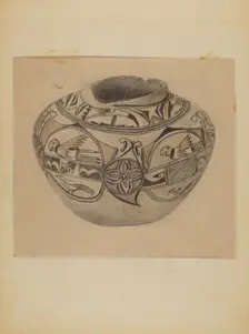 Bowl, 1935/1942. Creator: Unknown