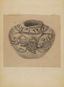 Bowl, 1935/1942. Creator: Unknown