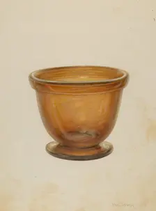 Bowl, 1935/1942. Creator: Van Silvay