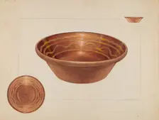 Bowl, 1935/1942. Creator: Agnes Karlin