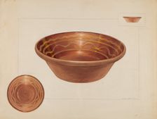 Bowl, 1935/1942. Creator: Agnes Karlin