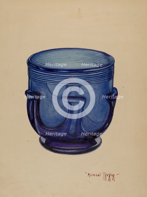Bowl, 1935/1942. Creator: Isidore Steinberg.
