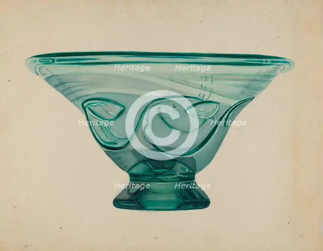 Bowl, 1935/1942. Creator: Isidore Steinberg.