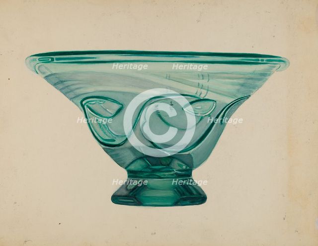 Bowl, 1935/1942. Creator: Isidore Steinberg.