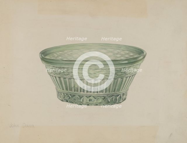 Bowl, 1935/1942. Creator: John Dana.