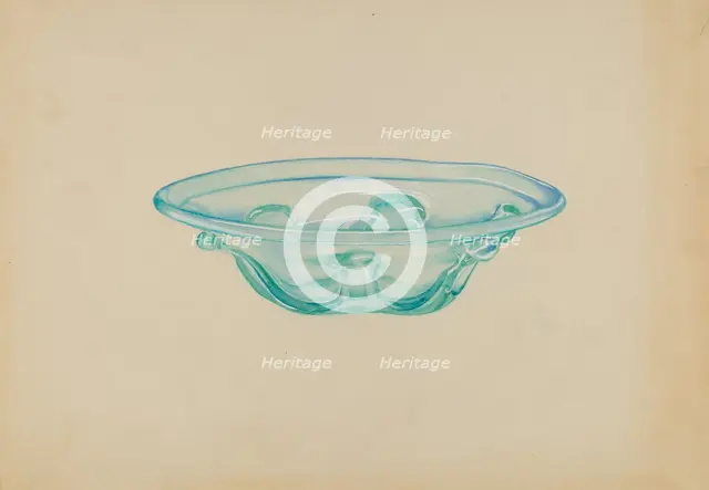 Bowl, 1935/1942. Creator: John Tarantino.